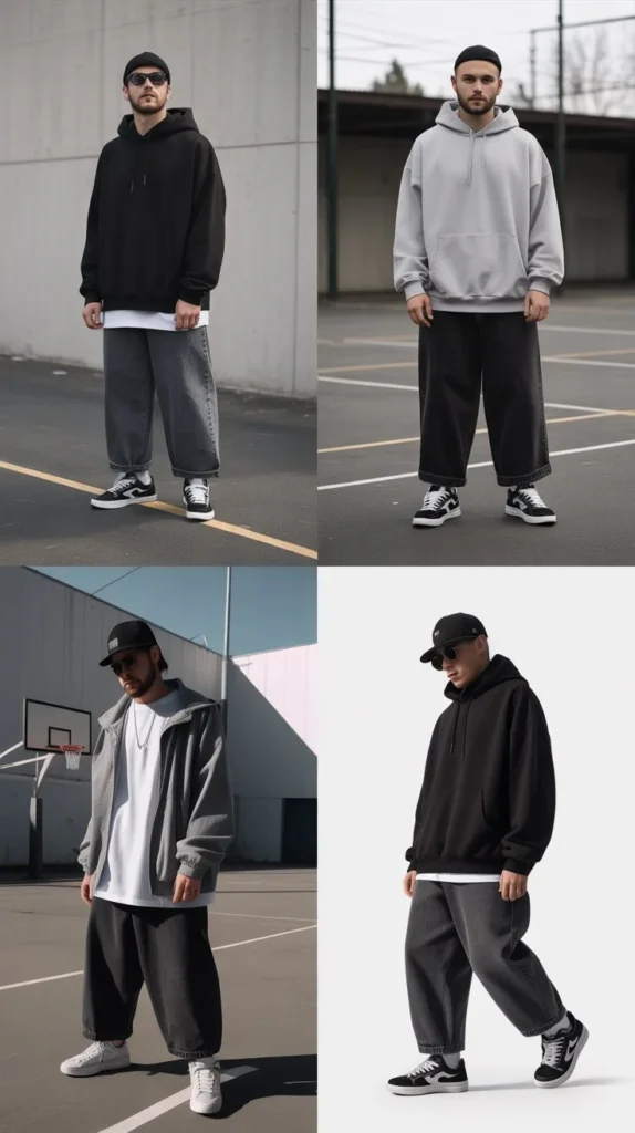 Monochrome Streetwear Look