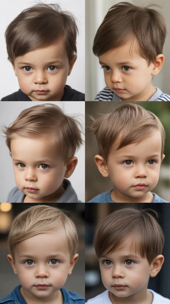 Brushed Forward Haircut