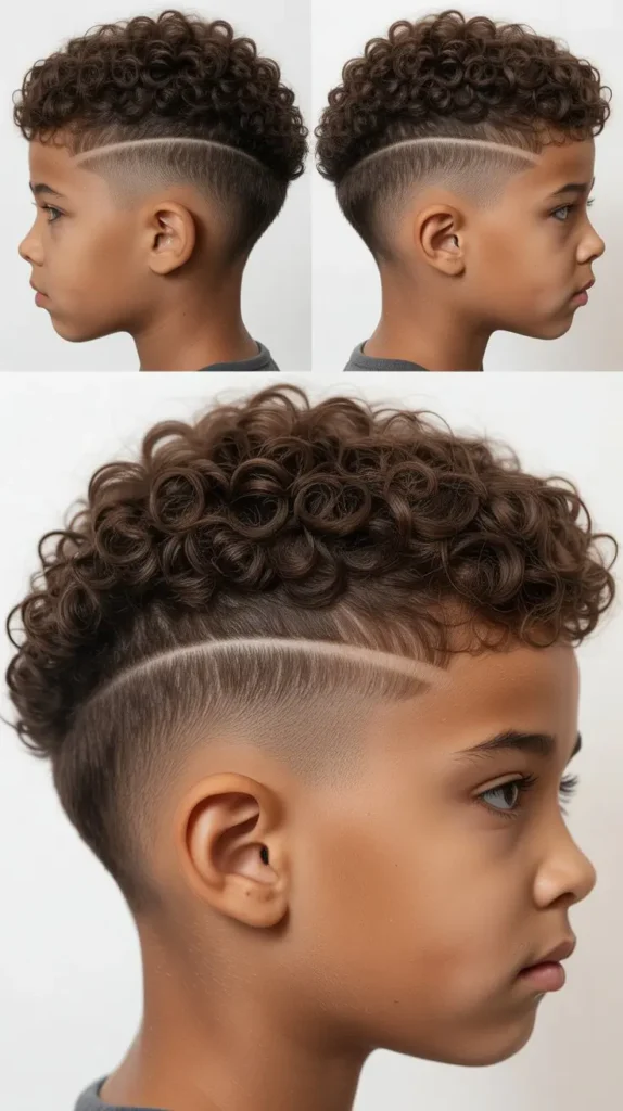 Curly Bowl Cut