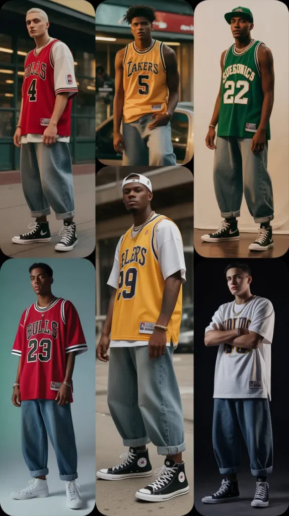 Vintage Sports Jersey Outfit