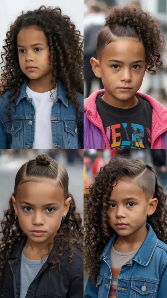 Low Fade Curly Mohawk