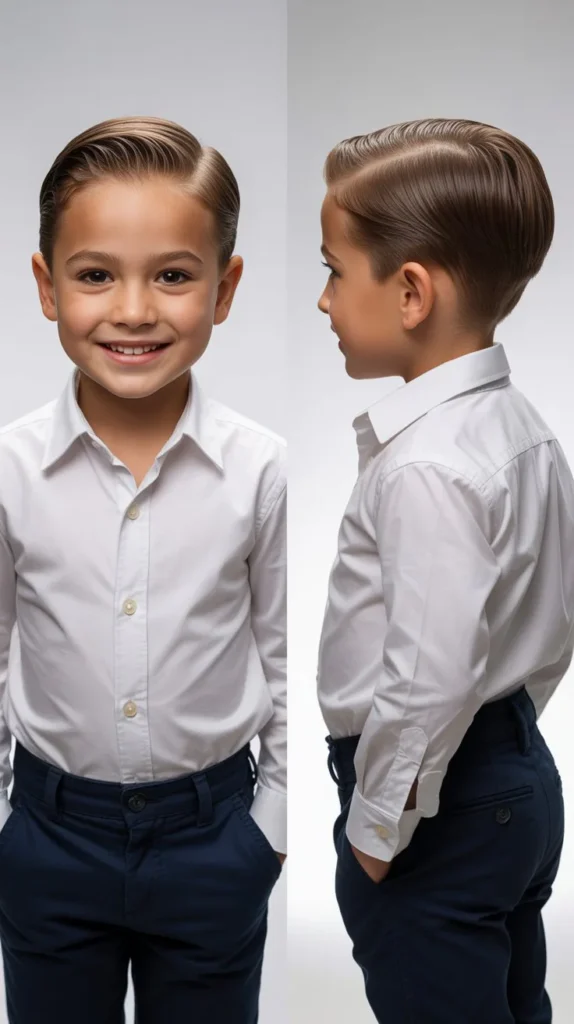 5. Slicked Back Look