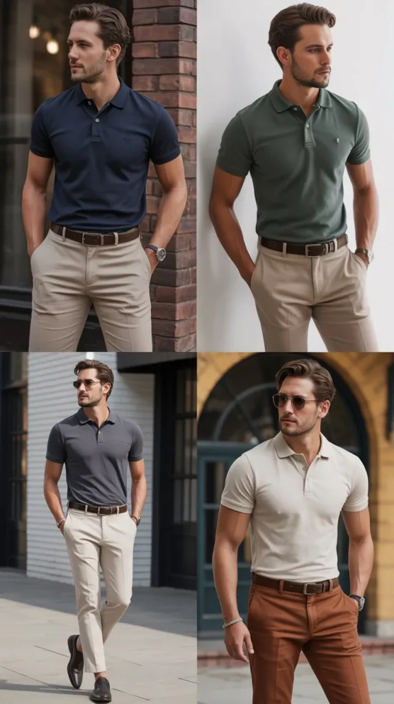 Polo Shirt With Chinos
