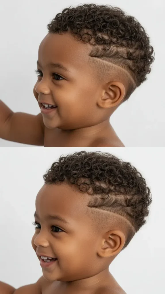 18. Curly Flat Top