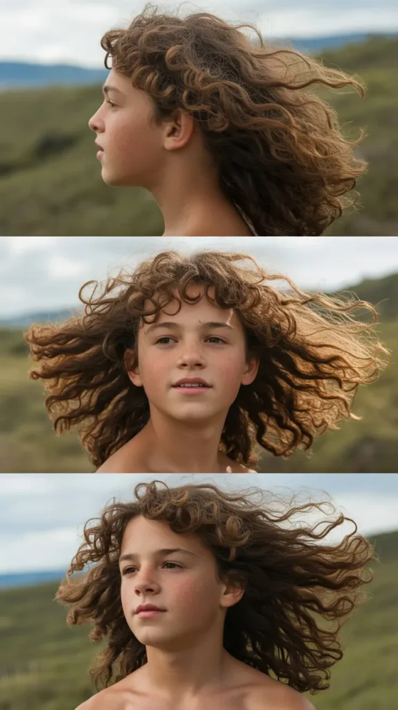  Long Curly Flow
