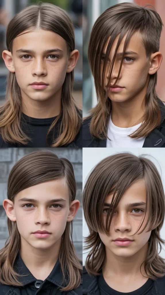  Straight Hair with Split Ends Style Look