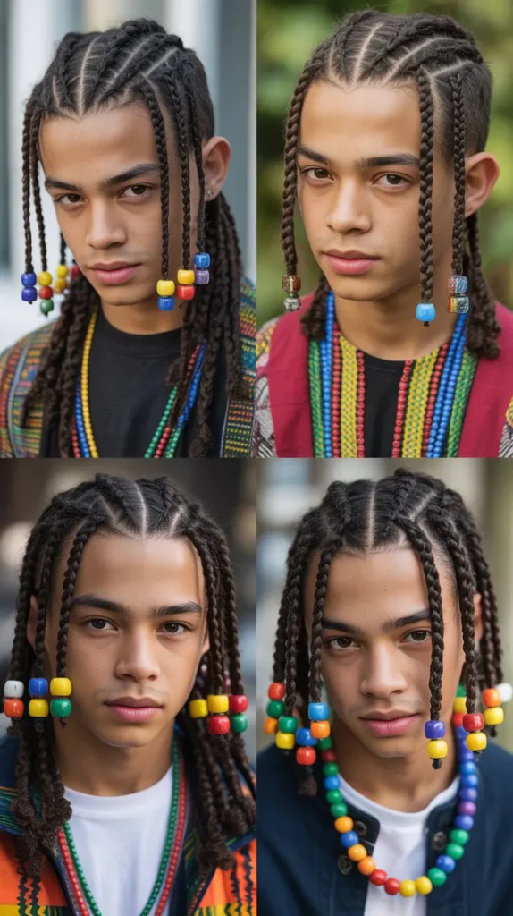  Braids with Beads