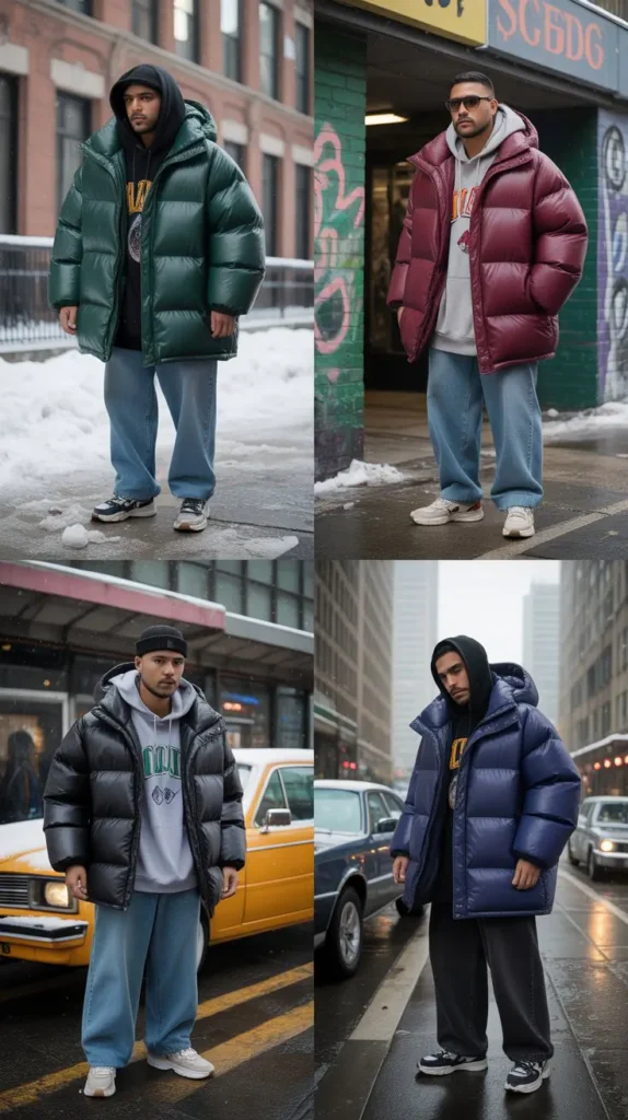 Puffer Jacket Streetwear Outfit