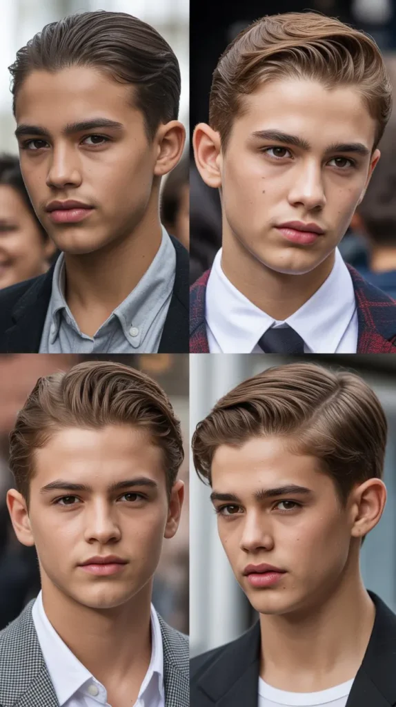 Slick Back Hairstyle