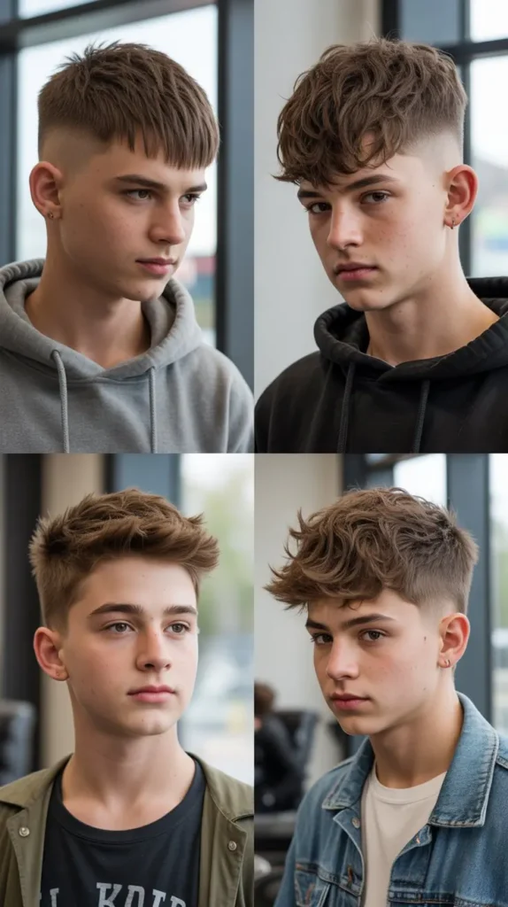 Textured Crop Haircut