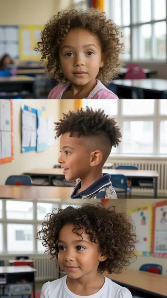 Soft Faux Hawk for School