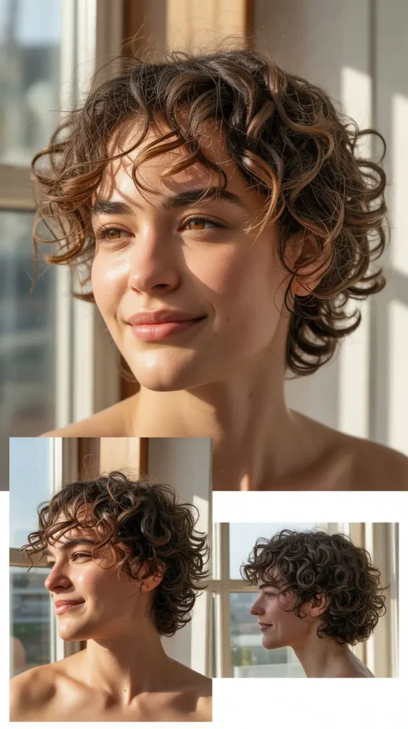  Messy Curly Look