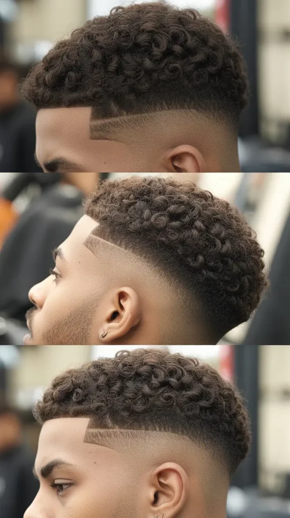 15. Curly Faux Hawk