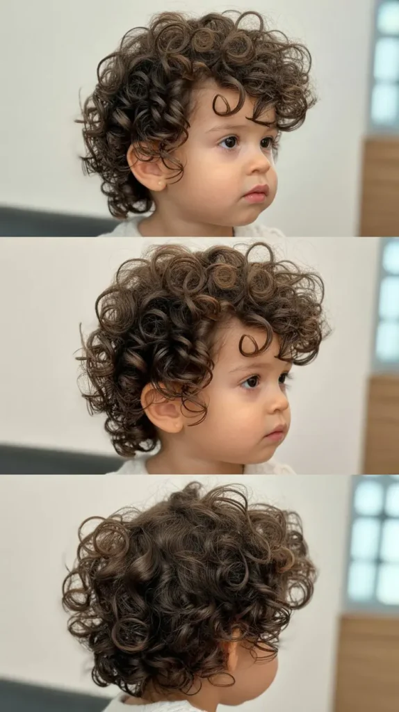 24 Toddler Boy Curly Short Haircut Trendy Styles