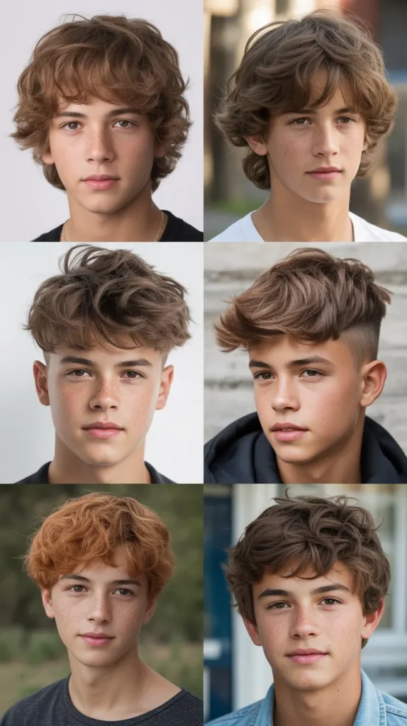 Messy Wavy Haircut
