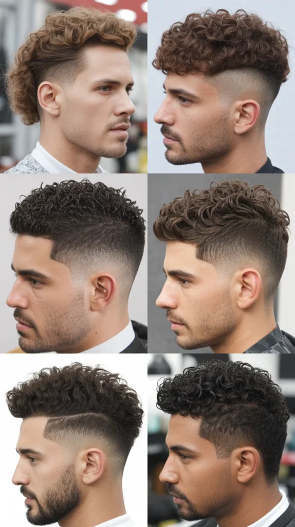  Curly Faux Hawk