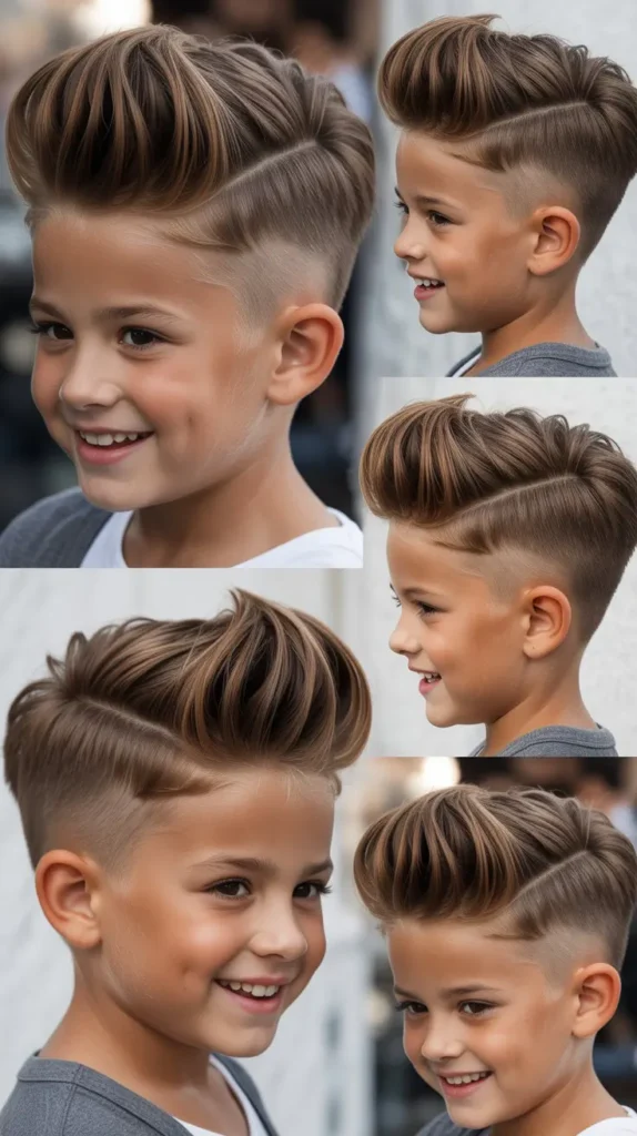 10. The Pompadour Short Style