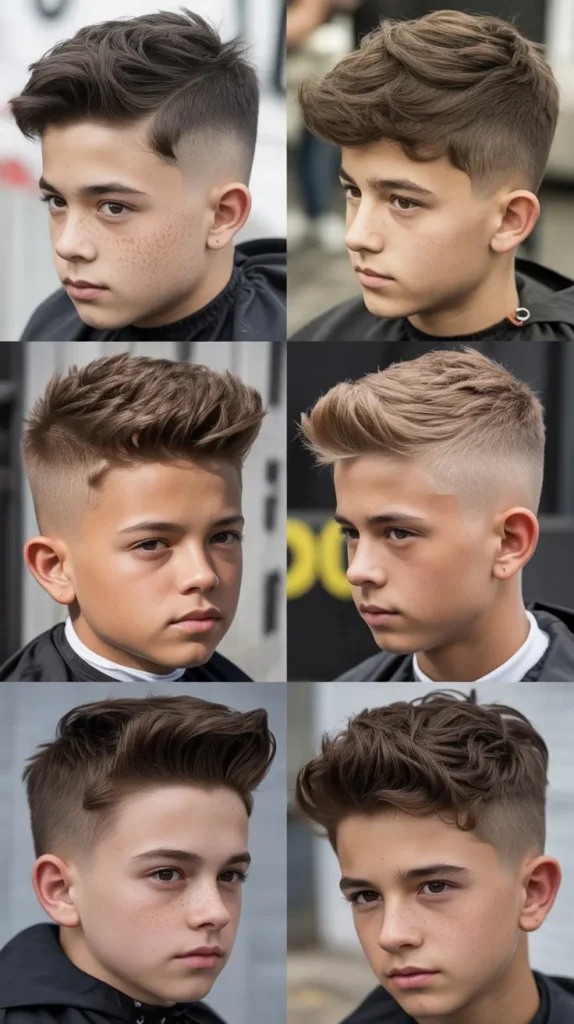 High Fade with Quiff