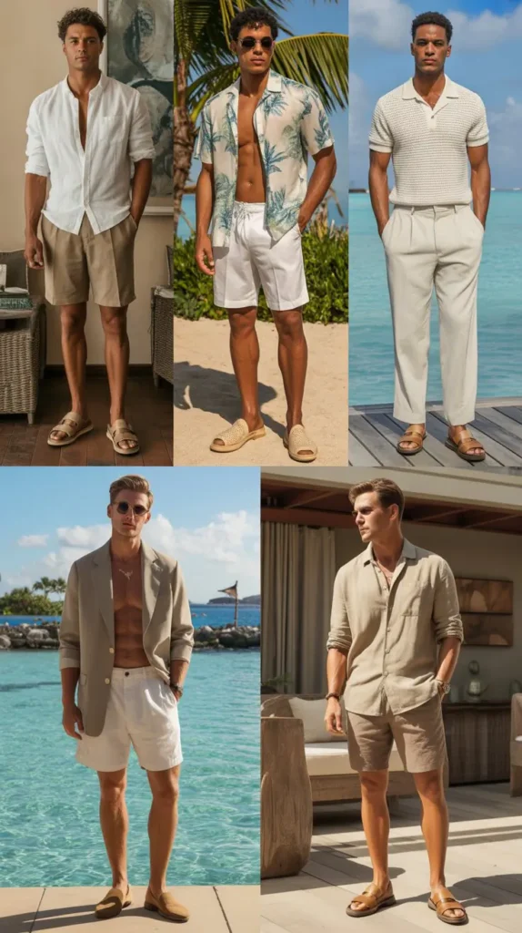 . Resort Wear with Sandals