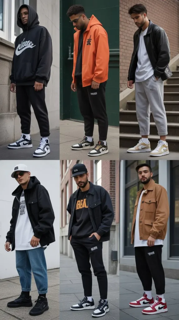 Streetwear with Statement Sneakers