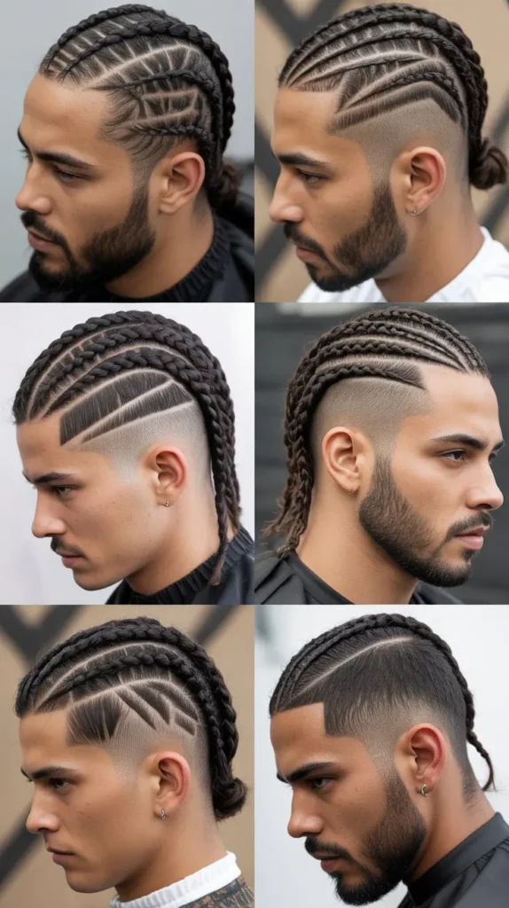 Freestyle Cornrow Fade
