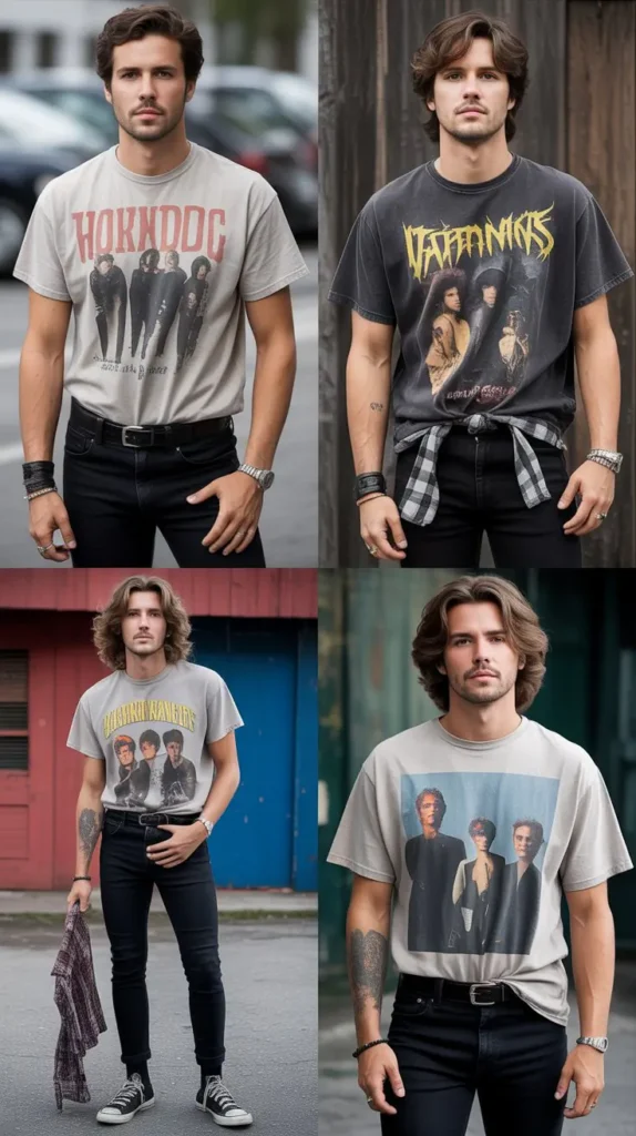 Vintage Band Tee Outfit