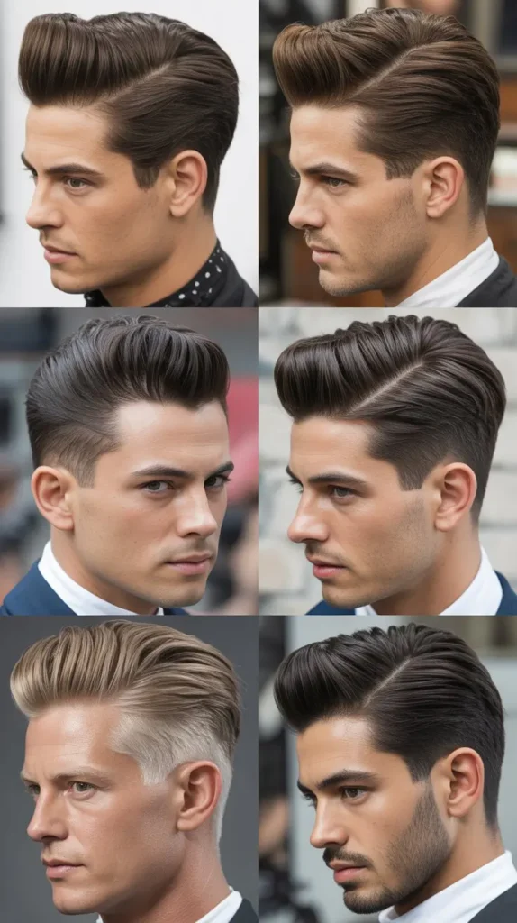  Classic Pompadour Hairstyle