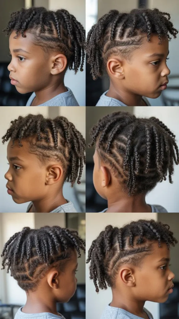 Mixed Pattern Braids Style