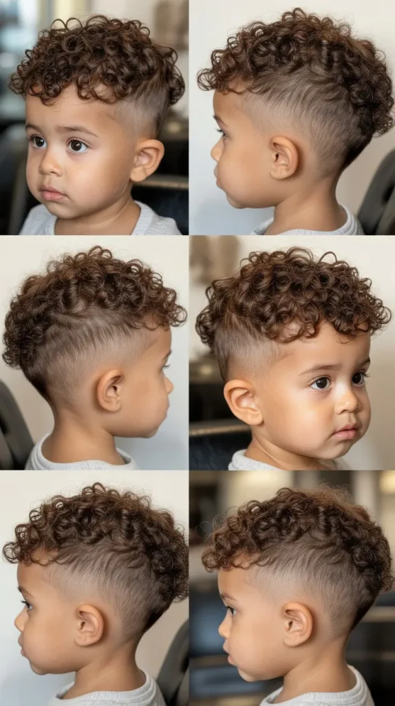  Curly High Top Fade