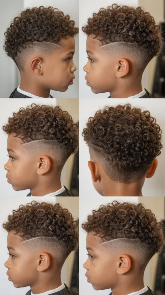 8. Tight Curly Fade