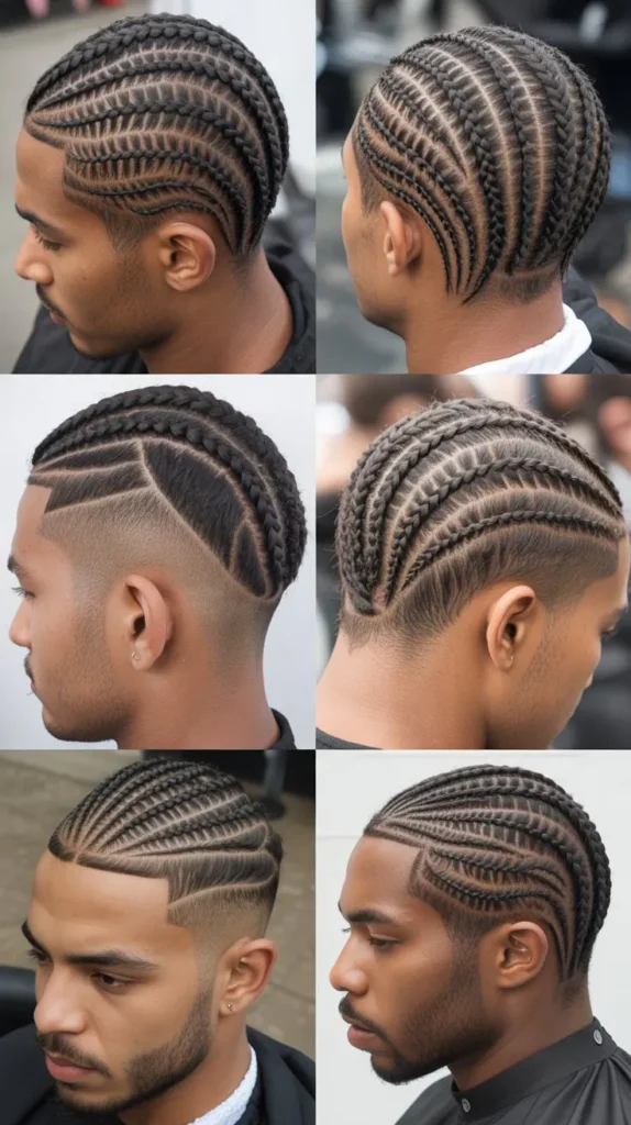  Spider Cornrow Fade