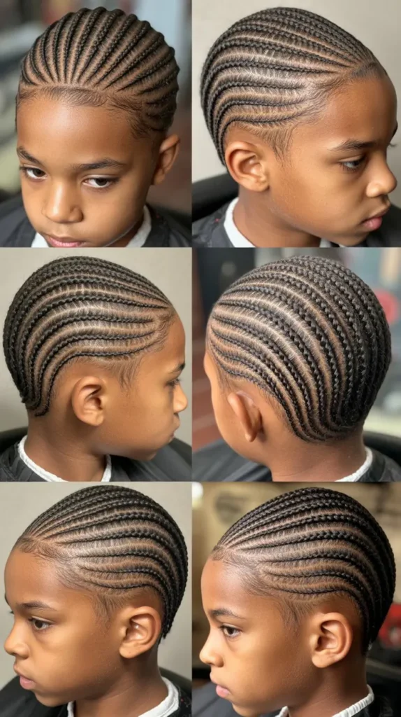 Classic Straight Back Cornrows