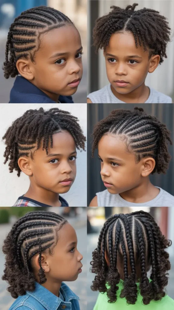 21 Easy Little Black Boy Braids Haircuts