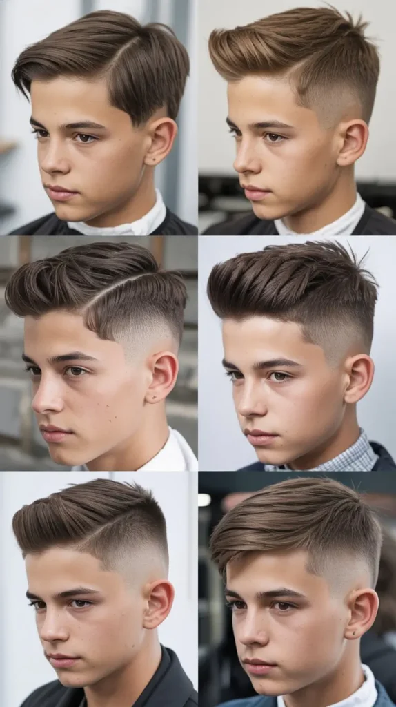 Taper Fade Straight Haircut