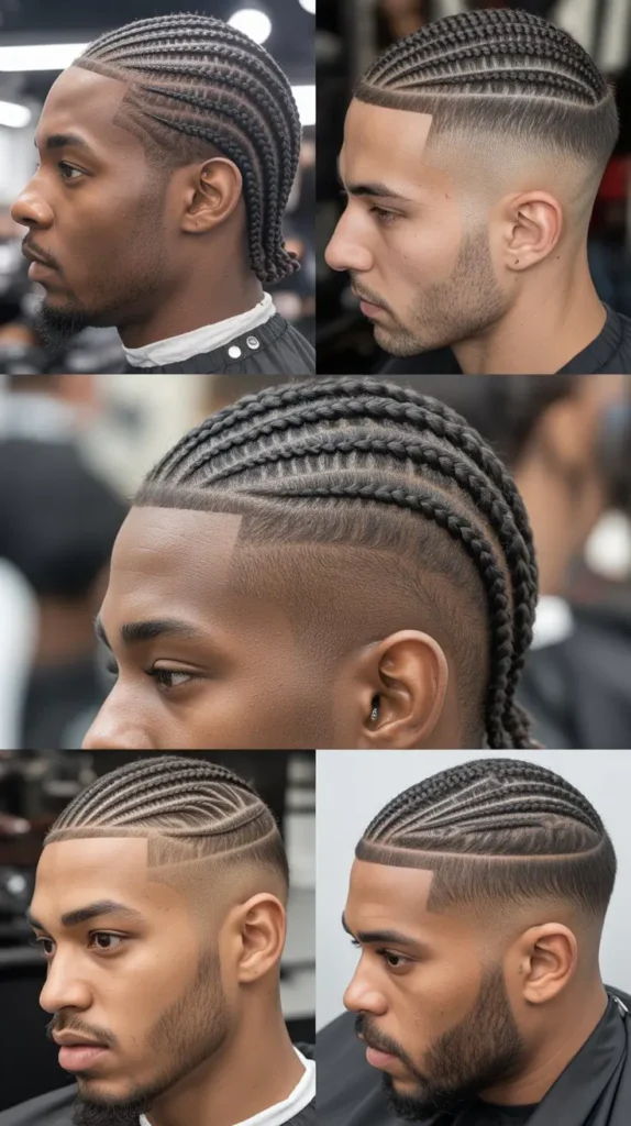 Taper Fade Cornrows