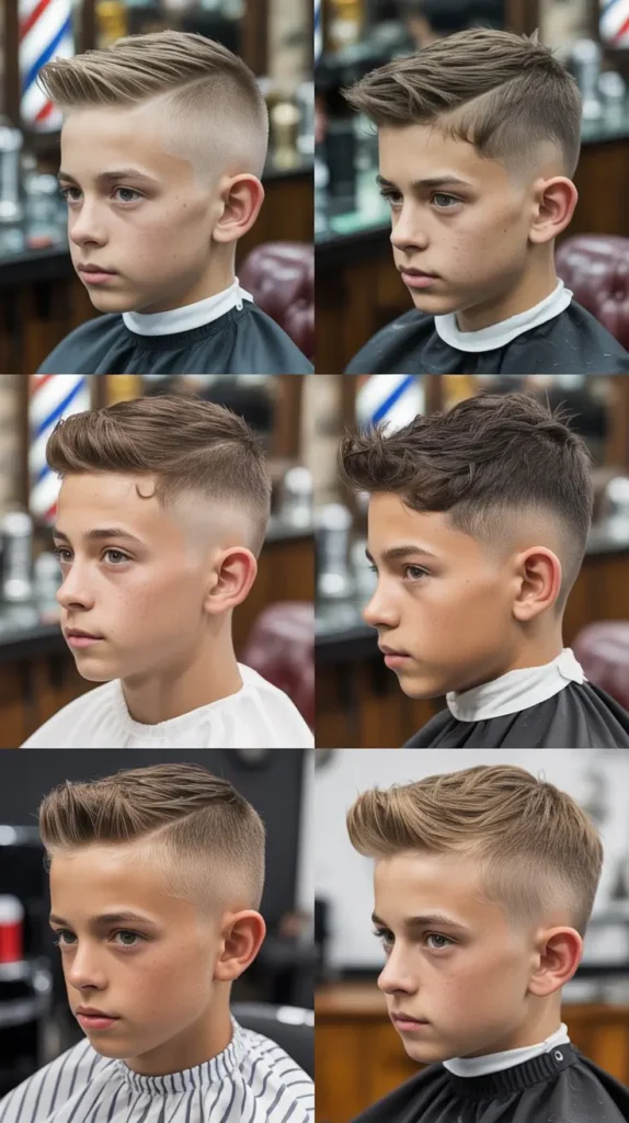  Skin Fade with Textured Top
