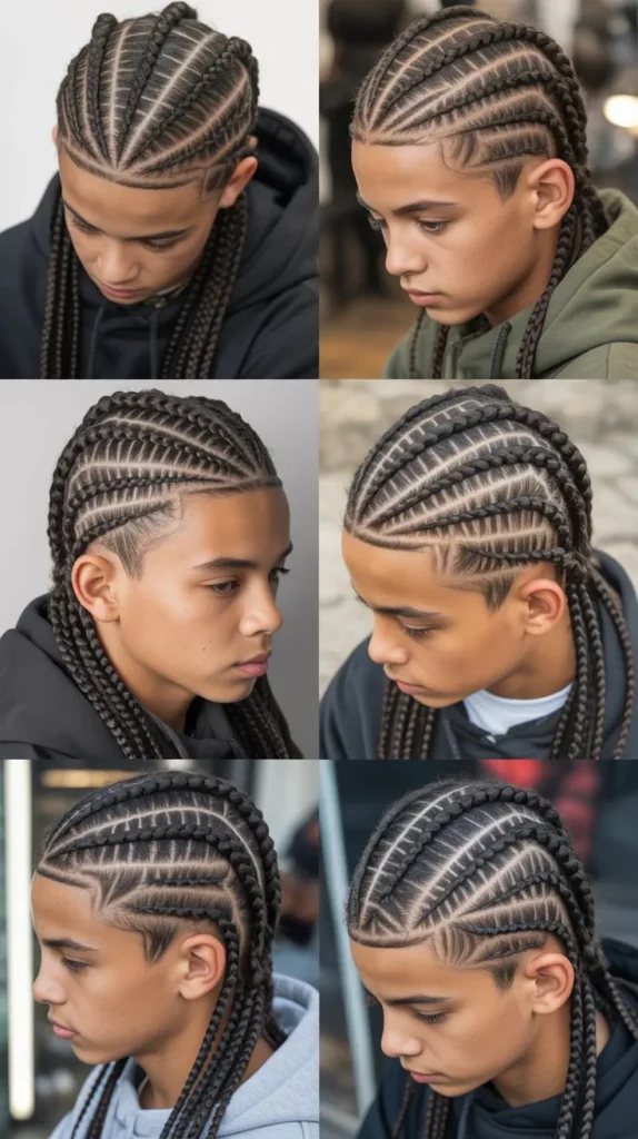 Triangle Box Braids