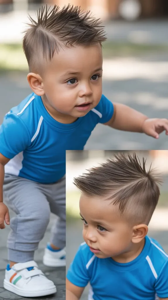 The Textured Spike Fade