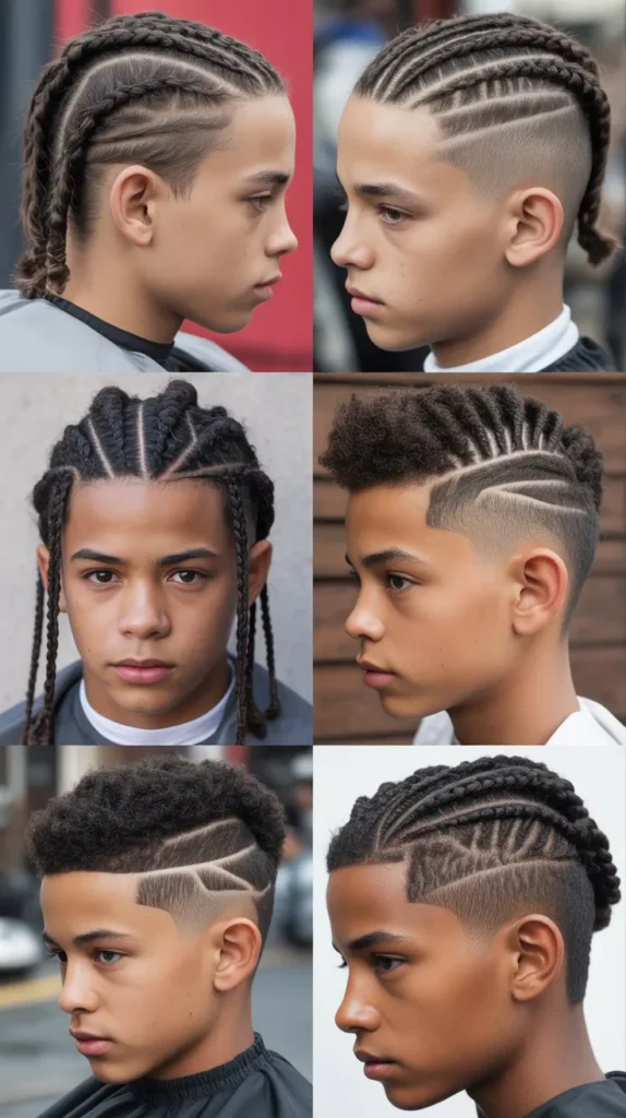 Braids with Taper Fade