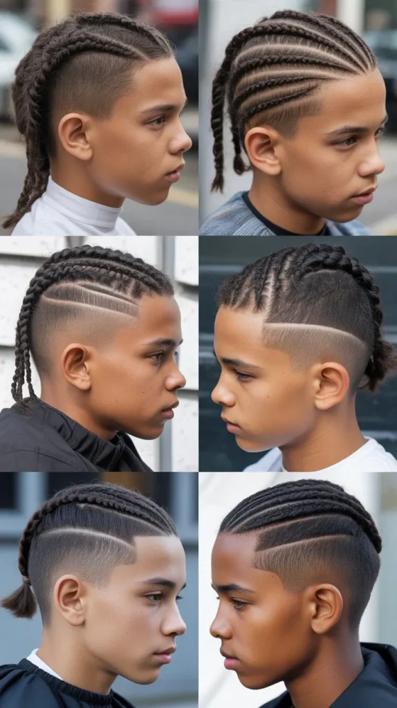 Fade with Braids