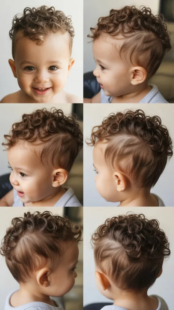 Short Curly Mohawk