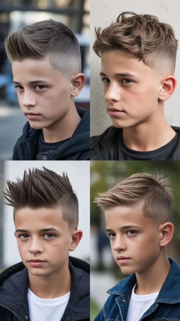  Faux Hawk Fade