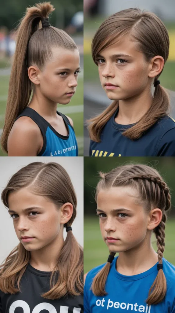 Long Straight Hair Ponytail Style