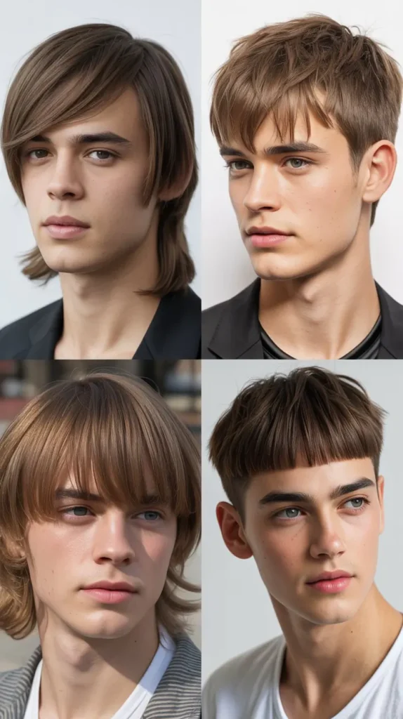  Straight Hair with Soft Fringe