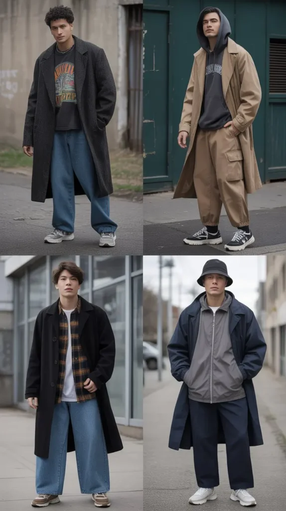 Long Coat with Streetwear