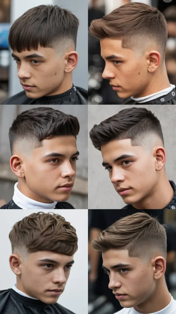  Low Fade Straight Haircut