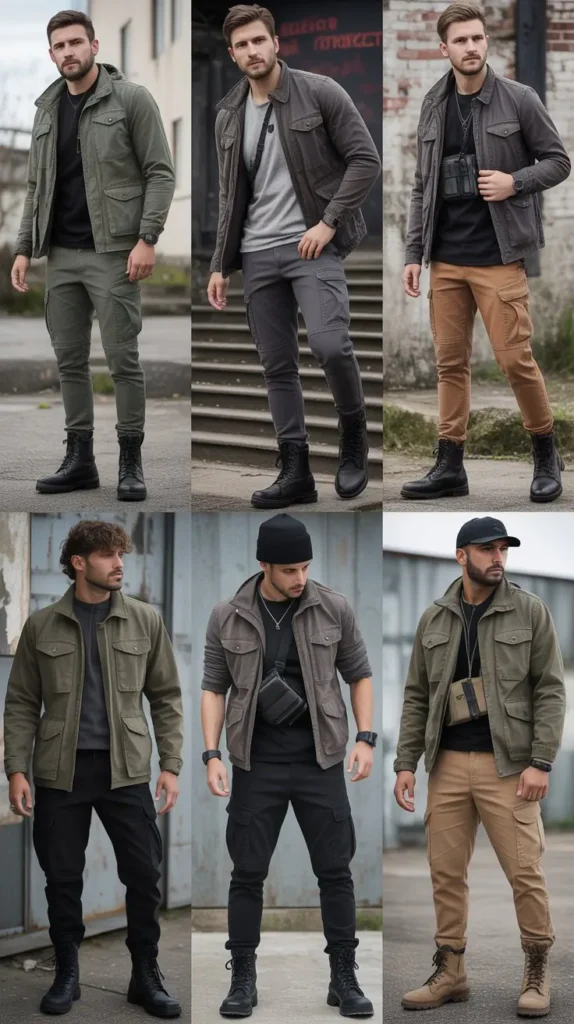  Utility Jacket with Cargo Pants