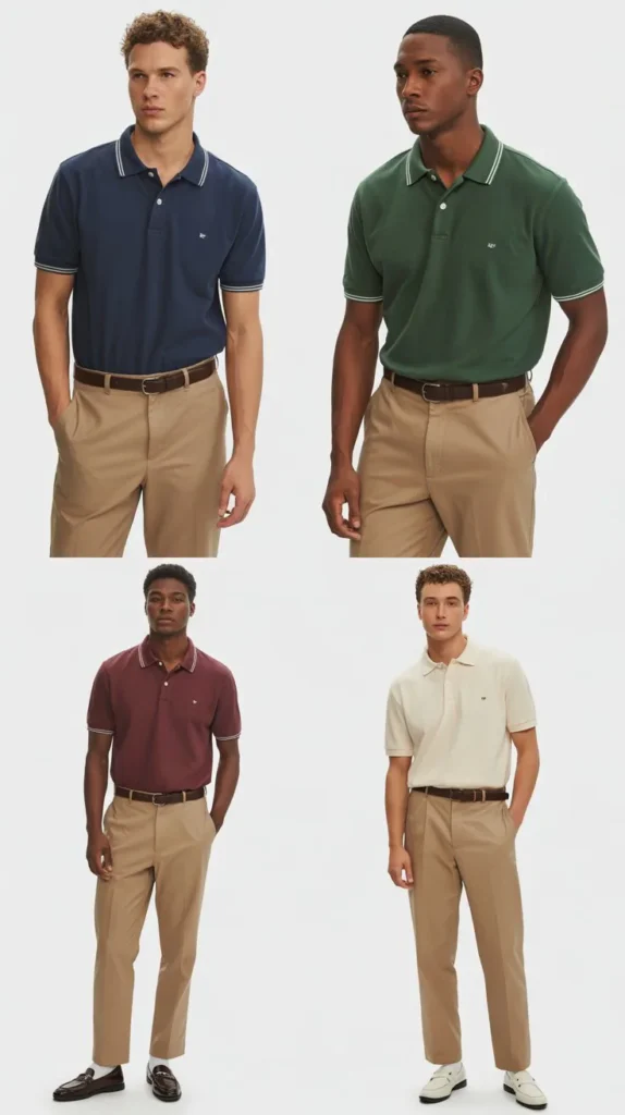Retro Polo Shirt Outfit