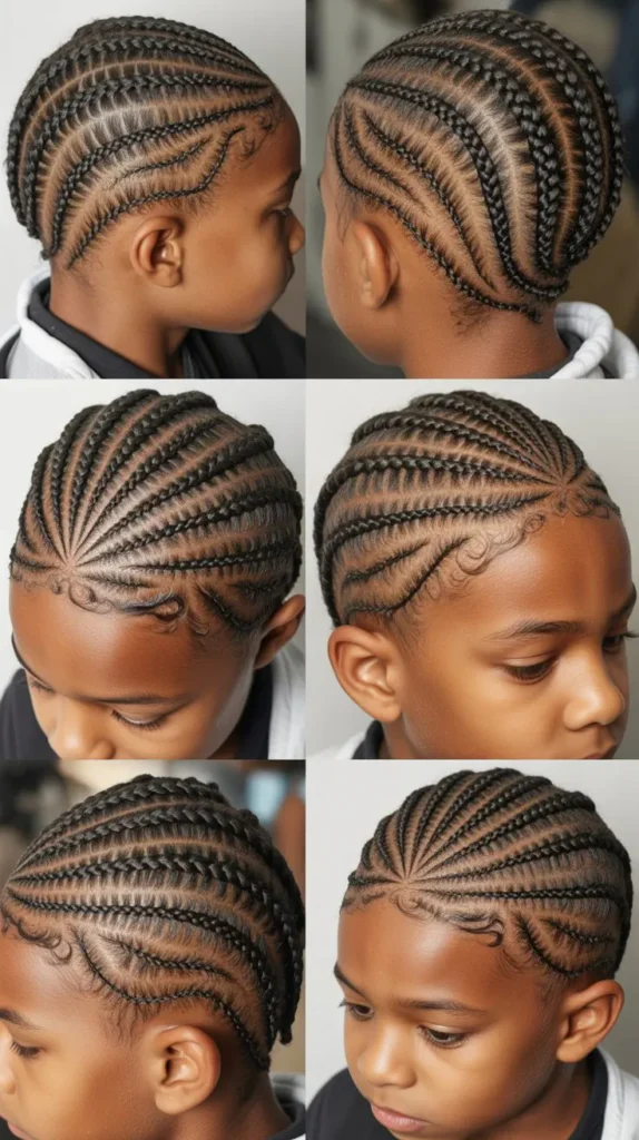 Zig-Zag Cornrows Design