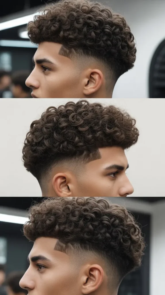  Curly Undercut